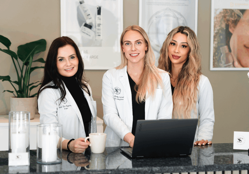 Skin Clinic Molde Gunn Eva, Andrea og Janne-Lill